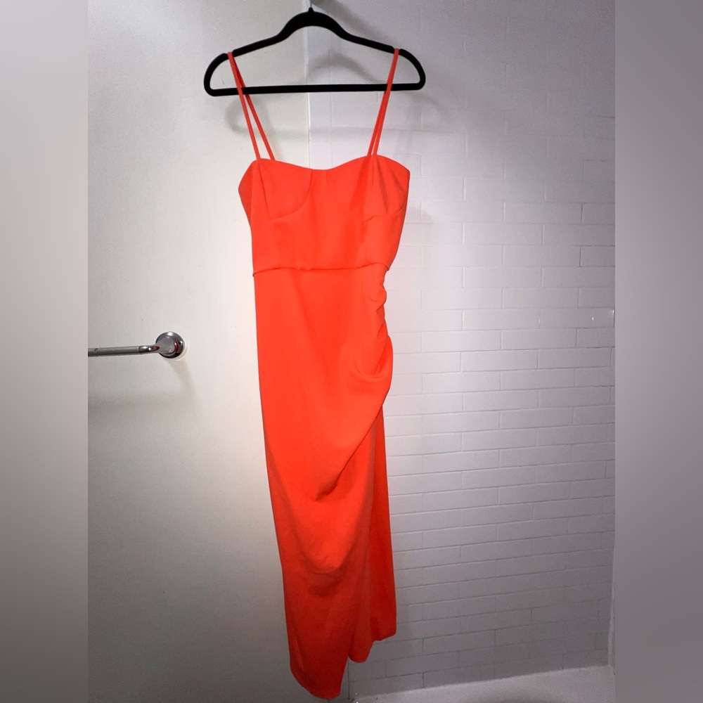Nasty Gal Elegant Coral Dress